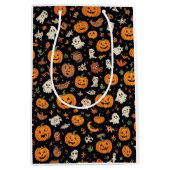 Halloween-gemustert Mittlere Geschenktüte (Vorderseite)