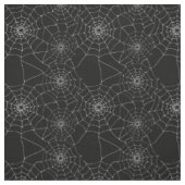 Halloween Gemustertes Schwarz-Weiß-Spinnennetz Stoff (Muster)