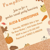 Halloween Gender Enthüllung Einladungen Fall