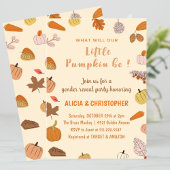 Halloween Gender Enthüllung Einladungen Fall