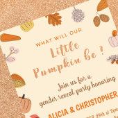 Halloween Gender Enthüllung Einladungen Fall