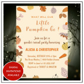 Halloween Gender Enthüllung Einladungen Fall