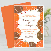 Halloween Gender Enthüllung Einladungen Fall Pumpk