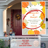 Halloween Gender Enthüllungen Einladungen Pumpkin