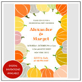 Halloween Gender Enthüllungen Einladungen Pumpkin