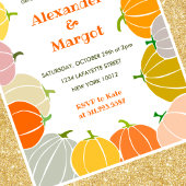 Halloween Gender Enthüllungen Einladungen Pumpkin