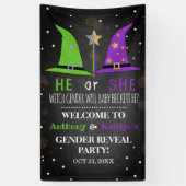 Halloween-Gender-Party Begrüßungszeichen Banner (Vertikal)