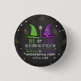 Halloween-Gender-Party Button