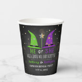 Halloween-Gender-Party Pappbecher (Vorderseite)