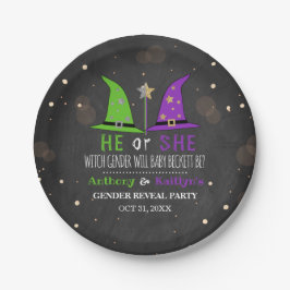 Halloween-Gender-Party Pappteller