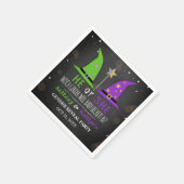 Halloween-Gender-Party Serviette (Ecke)