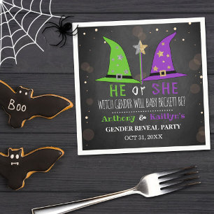 Halloween-Gender-Party Serviette