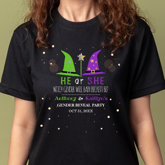 Halloween-Gender-Party Tri-Blend Shirt