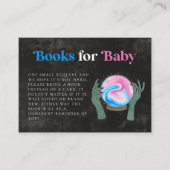 Halloween Gender Reveal Book Request Begleitkarte (Vorderseite)