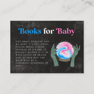 Halloween Gender Reveal Book Request Begleitkarte