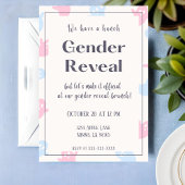 Halloween Gender Reveal Brunch Einladung