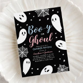 Halloween Gender Reveal Einladung
