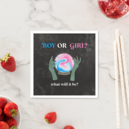 Halloween Gender Reveal Party Serviette