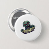 Halloween Generation mit Scroll Zombie-Kostüm Button (Vorne & Hinten)