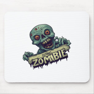 Halloween Generation mit Scroll Zombie-Kostüm Mousepad