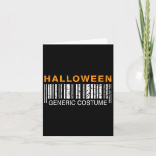 Halloween Generic Costume Funny Karte