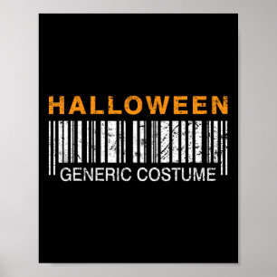 Halloween Generic Costume Funny Poster