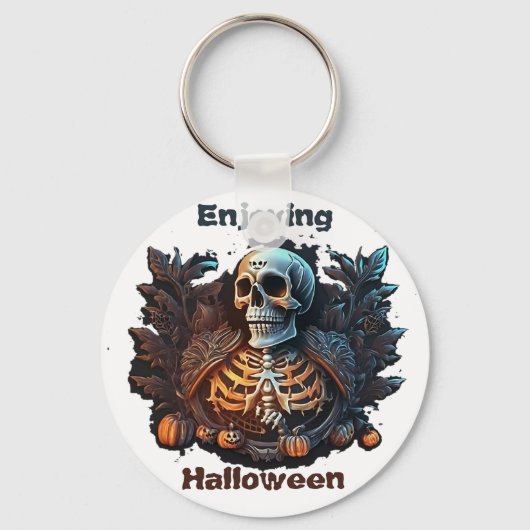 Halloween genießen schlüsselanhänger (Vorderseite)