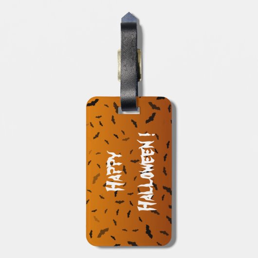 Halloween Gepäckanhänger (Rückseite vertikal)