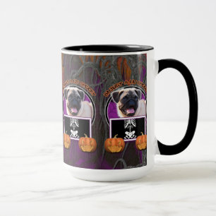 Halloween - gerade ein Lil gespenstisch - Mops Tasse