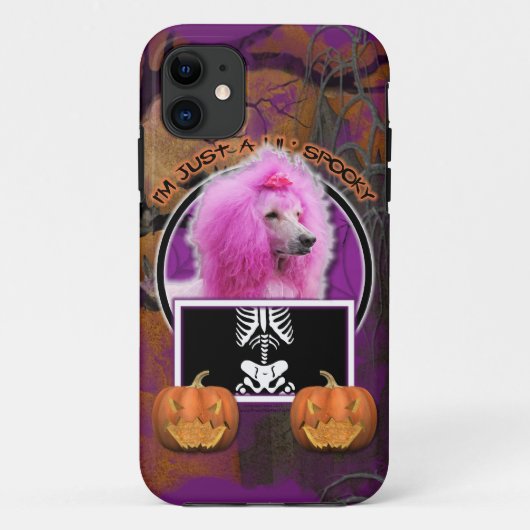 Halloween - gerade ein Lil gespenstisch - Pudel - Case-Mate iPhone Hülle (Rückseite)