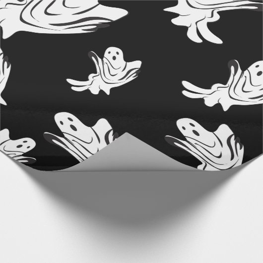 Halloween - gerade gespenstisch geschenkpapier (Ecke)