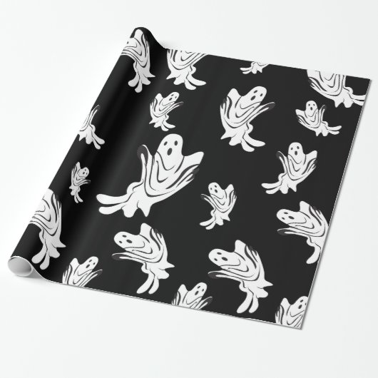 Halloween - gerade gespenstisch geschenkpapier (Ungerollt)