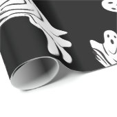 Halloween - gerade gespenstisch geschenkpapier (Rolleneckpunkt)