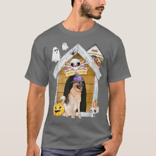 Halloween German Shepherd Dog Hexe Spuk House T-Shirt