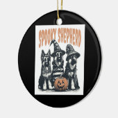 Halloween German Shepherd.jpg Keramik Ornament (Links)