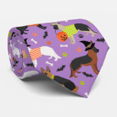 Halloween German Shepherd Neck Tie Krawatte (Gerollt)