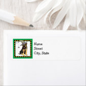 Halloween German Shephering Label (Insitu)