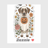 Halloween German Shorthair Pointer Aufkleber (Blatt)