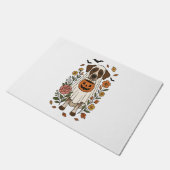 Halloween German Shorthair Pointer Fußmatte (Schrägansicht)