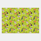 Halloween German Shorthair Pointer Geschenkpapier Set (Vorderseite 2)