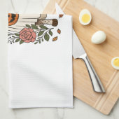 Halloween German Shorthair Pointer Geschirrtuch (Viertel Falte)