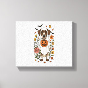 Halloween German Shorthair Pointer Leinwanddruck