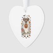 Halloween German Shorthair Pointer Ornament (Vorderseite)