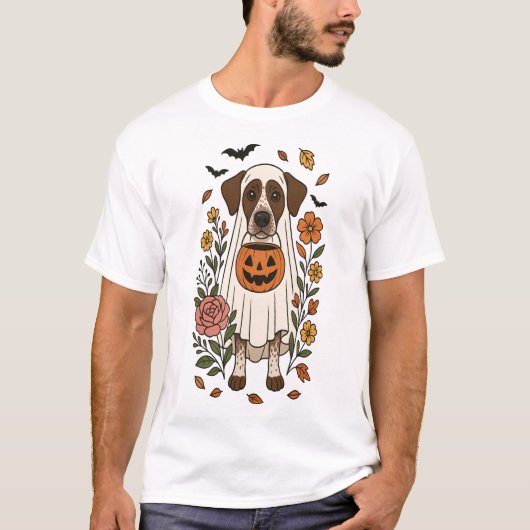 Halloween German Shorthaired Pointer T-Shirt (Vorderseite)