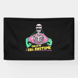 Halloween-Geschenk 80er Halloween Costume Retro Banner