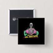 Halloween-Geschenk | 80er Halloween Costume Retro Button (Vorne & Hinten)