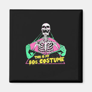 Halloween-Geschenk 80er Halloween Costume Retro Magnet