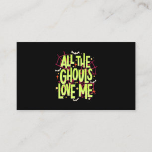 Halloween-Geschenk   Alle Ghouls Liebe Ich Visitenkarte