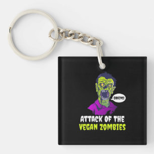 Halloween-Geschenk Angriff auf die Veganen Schlüsselanhänger