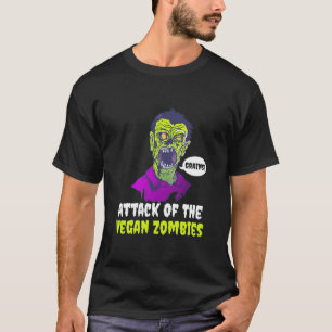 Halloween-Geschenk Angriff auf die Veganen T-Shirt